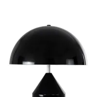 kelvo® URANUS KLV-101-0371 Επιτραπέζιο Φωτιστικό Πορτατίφ για 2 Λάμπες με Ντουί E27 AC 220-240V IP20 - Μαύρο Ματ - Μ35 x Π35 x Υ54cm