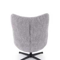 JACKIE Περιστρεφόμενη Πολυθρόνα Relax Γκρι 75x88x96cm
