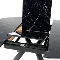 VERTIGO Τραπέζι τραπεζαρίας επεκτεινόμενο 130-180x130x76cm