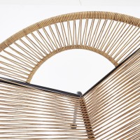 BARI l. Καρέκλα εξωτερικού χώρου σε φυσικό 69x60x74 με ύψος καθίσματος 44cm