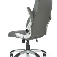 SATURN Καρέκλα γραφείου γκρι με μηχανισμό TILT 67x65x112-120cm