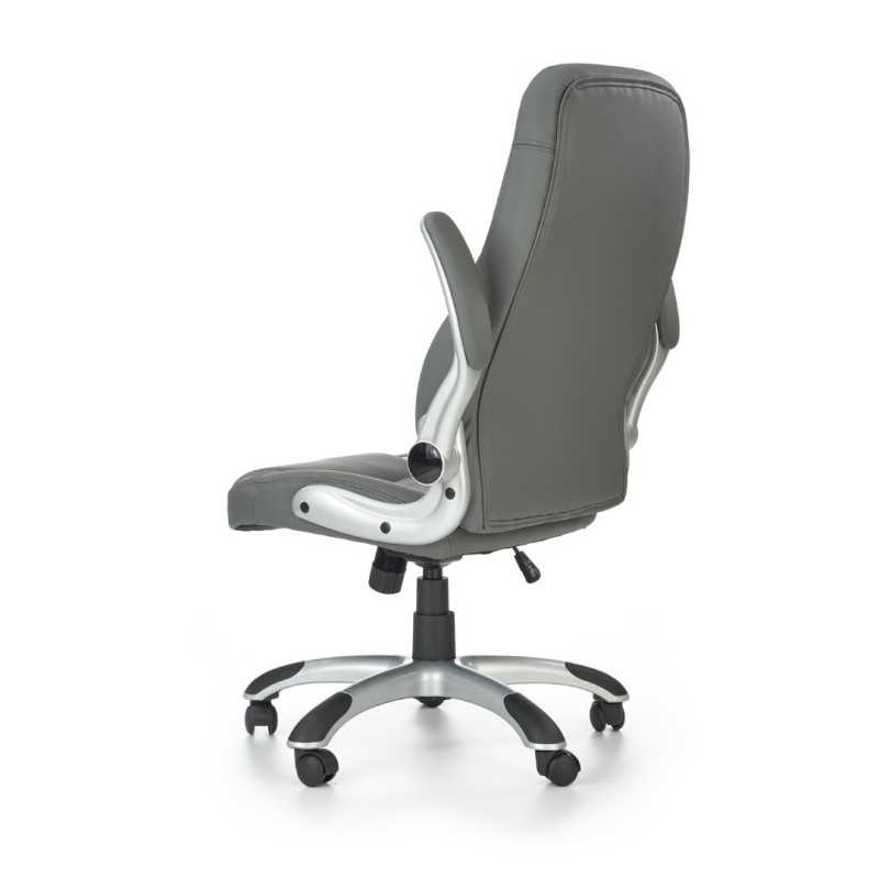 SATURN Καρέκλα γραφείου γκρι με μηχανισμό TILT 67x65x112-120cm