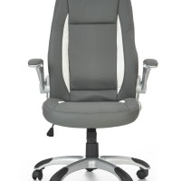 SATURN Καρέκλα γραφείου γκρι με μηχανισμό TILT 67x65x112-120cm