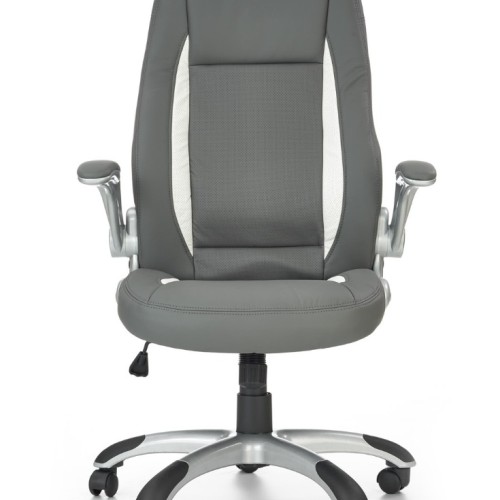 SATURN Καρέκλα γραφείου γκρι με μηχανισμό TILT 67x65x112-120cm