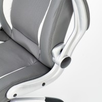 SATURN Καρέκλα γραφείου γκρι με μηχανισμό TILT 67x65x112-120cm