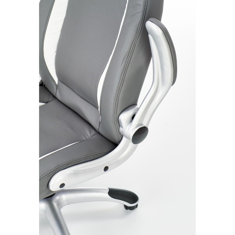 SATURN Καρέκλα γραφείου γκρι με μηχανισμό TILT 67x65x112-120cm