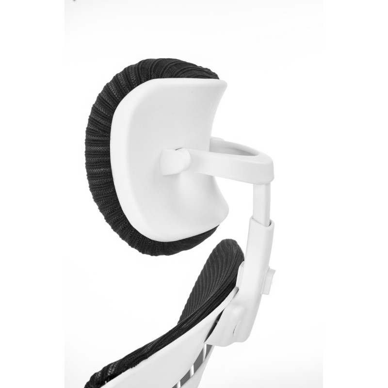 SOCKET Καρέκλα γραφείου με μηχανισμό TILT σε μαύρο/λευκό χρώμα 61x68x110cm
