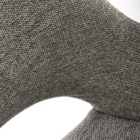 K494 καρέκλα, γκρι / μαύρο διαστάσεις: 57/59/85cm με ύψος καθίσματος 50 cm, λειτουργία περιστροφής