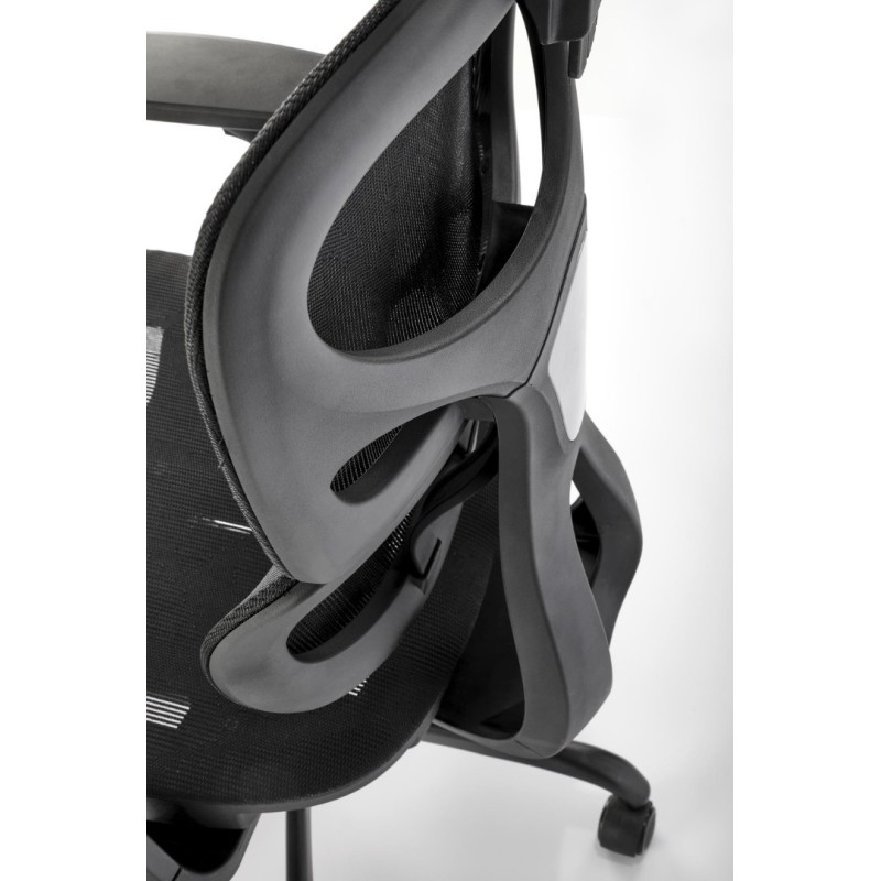 GOTARD Καρέκλα γραφείου με μηχανισμό MULTIBLOCK μαύρη 71x75x114cm