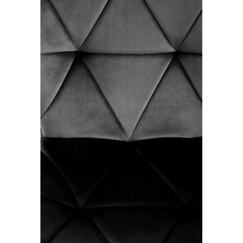 K453 Καρέκλα, μαύρη : 48x53x86cm με ύψος καθίσματος 50 cm