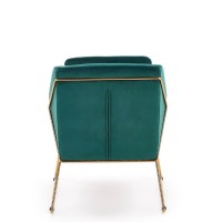 SOFT 3 l. Πολυθρόνα σαλονιού πράσινο-χρυσό 69x76x81cm και ύψος καθίσματος 46 cm