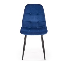 K417 Καρέκλα σκούρο μπλε 44x56x87cm με ύψος καθίσματος 48 cm