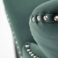 Καρέκλα τραπεζαρίας MIYA μαύρη/σκούρο πράσινο 54/60/100/53 cm 2010001189282