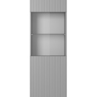 Βιτρίνα ASENSIO KM-1 σε ανοιχτό γκρι 50x42x180cm