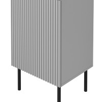 Βιτρίνα ASENSIO KM-1 σε ανοιχτό γκρι 50x42x180cm