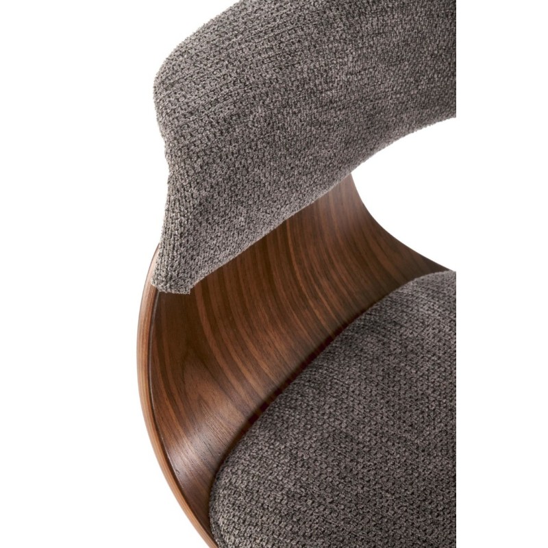 K545 καρέκλα, γκρι / καρυδιά διαστάσεις: 63/53/83cm με ύψος καθίσματος 51 cm