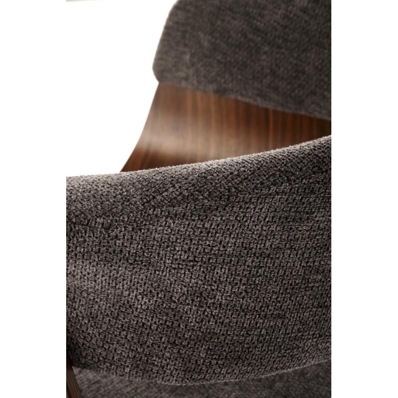 K545 καρέκλα, γκρι / καρυδιά διαστάσεις: 63/53/83cm με ύψος καθίσματος 51 cm