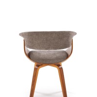 K545 καρέκλα, γκρι / καρυδιά διαστάσεις: 63/53/83cm με ύψος καθίσματος 51 cm