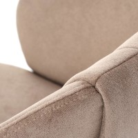 K533 καρέκλα, μαύρο / καπουτσίνο διαστάσεις: 57/60/80cm με ύψος καθίσματος 49 cm, λειτουργία περιστροφής 180