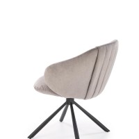 K533 καρέκλα, μαύρο / γκρι διαστάσεις: 57/60/80cm με ύψος καθίσματος 49 cm, λειτουργία περιστροφής 180
