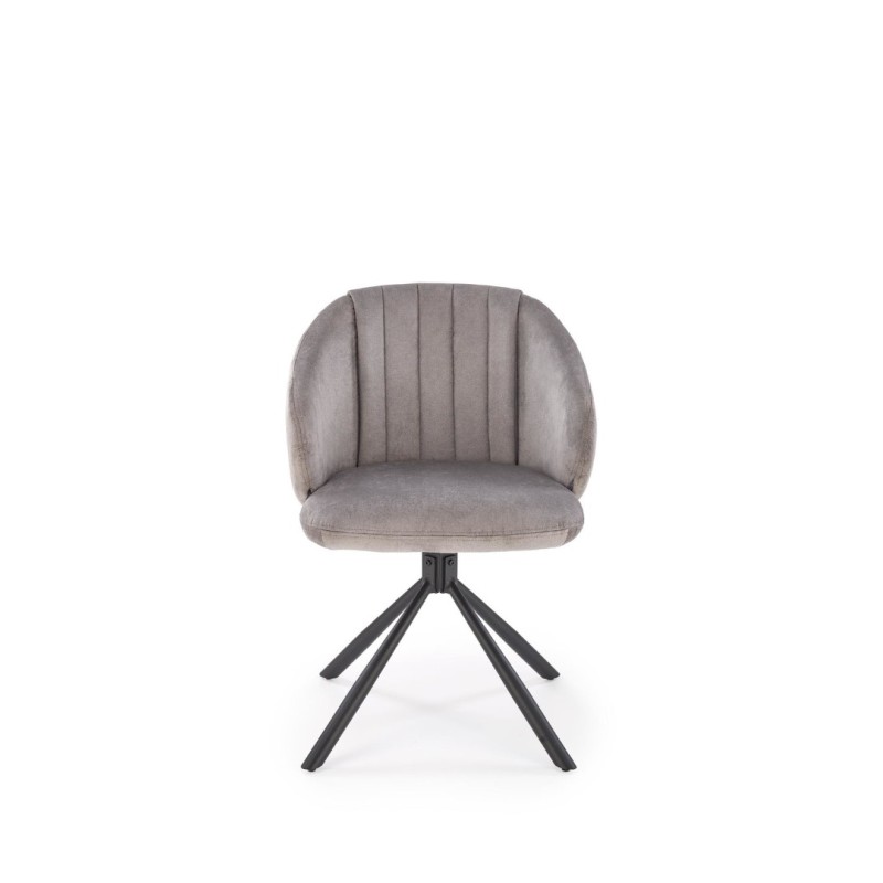 K533 καρέκλα, μαύρο / γκρι διαστάσεις: 57/60/80cm με ύψος καθίσματος 49 cm, λειτουργία περιστροφής 180