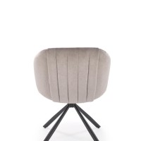 K533 καρέκλα, μαύρο / γκρι διαστάσεις: 57/60/80cm με ύψος καθίσματος 49 cm, λειτουργία περιστροφής 180