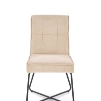 K534 Καρέκλα τραπεζαρίας σε μπεζ  50x60x90 με ύψος καθίσματος 47cm
