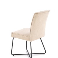K534 Καρέκλα τραπεζαρίας σε μπεζ  50x60x90 με ύψος καθίσματος 47cm