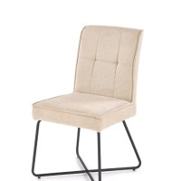 K534 Καρέκλα τραπεζαρίας σε μπεζ  50x60x90 με ύψος καθίσματος 47cm