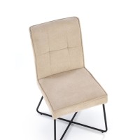 K534 Καρέκλα τραπεζαρίας σε μπεζ  50x60x90 με ύψος καθίσματος 47cm