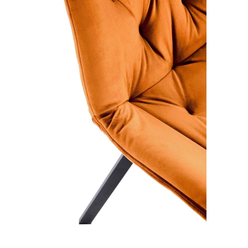 K519 Καρέκλα κανελί 54x63x86 με ύψος καθίσματος 47 cm