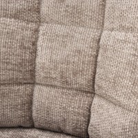 K540 Καρέκλα τραπεζαρίας μπεζ: 60x63x89cm ύψος καθίσματος 51 cm, λειτουργία περιστροφής 360