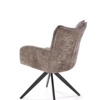 K540 Καρέκλα τραπεζαρίας γκρι 60x63x89 με ύψος καθίσματος 51 cm