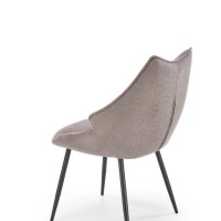 K543 καρέκλα, γκρι διαστάσεις: 55/60/87cm με ύψος καθίσματος 46 cm