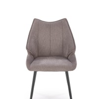 K543 καρέκλα, γκρι διαστάσεις: 55/60/87cm με ύψος καθίσματος 46 cm