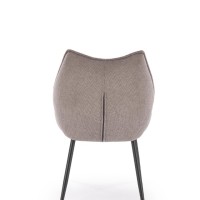 K543 καρέκλα, γκρι διαστάσεις: 55/60/87cm με ύψος καθίσματος 46 cm