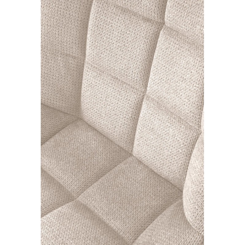K549 Καρέκλα μπεζ : 46x61x84cm με ύψος καθίσματος 48 cm