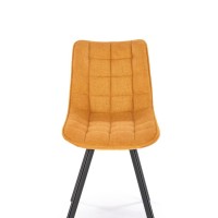 K549 Καρέκλα μουσταρδί : 46x61x84cm με ύψος καθίσματος 48 cm