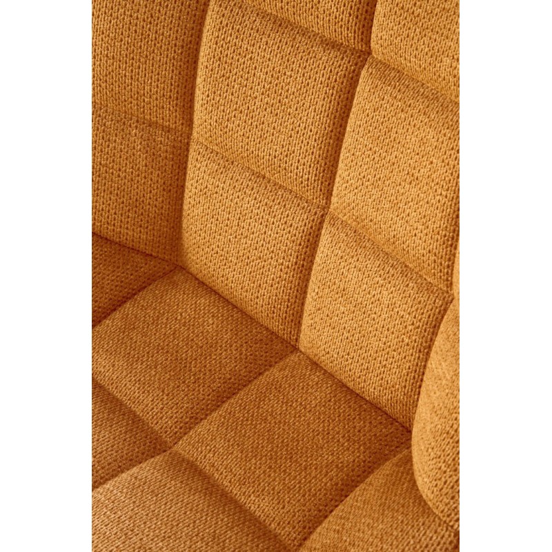 K549 Καρέκλα μουσταρδί : 46x61x84cm με ύψος καθίσματος 48 cm