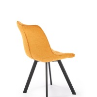 K549 Καρέκλα μουσταρδί : 46x61x84cm με ύψος καθίσματος 48 cm