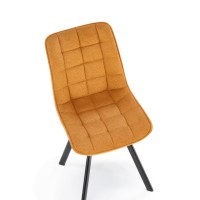 K549 Καρέκλα μουσταρδί : 46x61x84cm με ύψος καθίσματος 48 cm