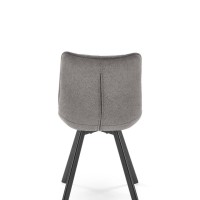 K549 Kαρέκλα, γκρι : 46x61x84cm με ύψος καθίσματος 48 cm