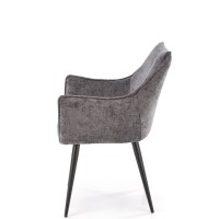 K559 καρέκλα, γκρι διαστάσεις: 60/59/85cm με ύψος καθίσματος 47 cm