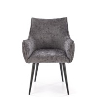 K559 καρέκλα, γκρι διαστάσεις: 60/59/85cm με ύψος καθίσματος 47 cm