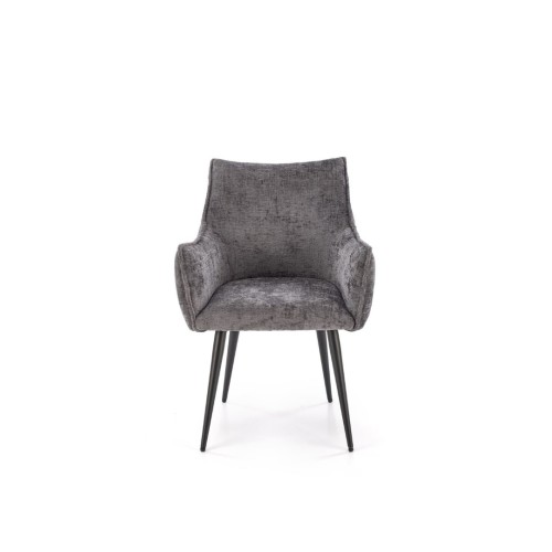 K559 καρέκλα, γκρι διαστάσεις: 60/59/85cm με ύψος καθίσματος 47 cm