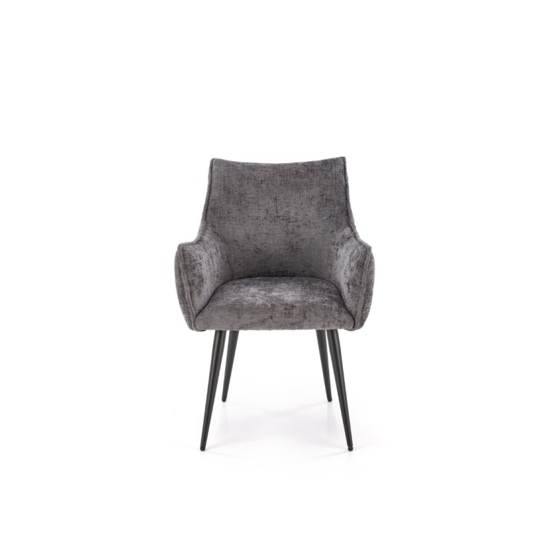 K559 καρέκλα, γκρι διαστάσεις: 60/59/85cm με ύψος καθίσματος 47 cm