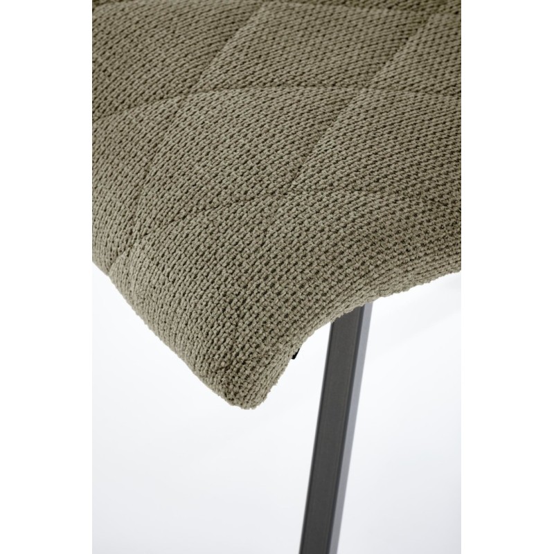 K561 Καρέκλα λαδί 44x58x85cm με ύψος καθίσματος 47 cm