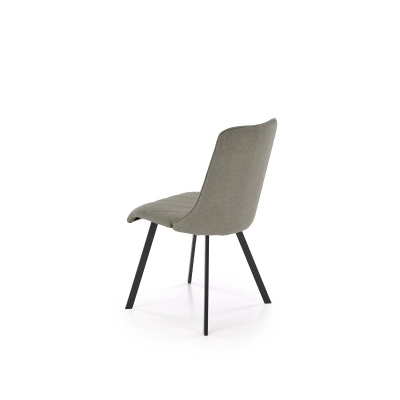 K561 Καρέκλα λαδί 44x58x85cm με ύψος καθίσματος 47 cm