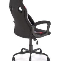 JENSEN Καρέκλα γραφείου μαύρο/γκρι/κόκκινο 65x70x115cm