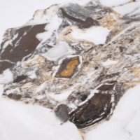 Τραπεζάκι σαλονιού λευκό μάρμαρο ROSA 50x50x59 cm